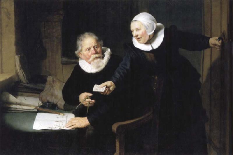 REMBRANDT Harmenszoon van Rijn The Shipbuilder Jan Rijksen and His Wife Griet Jans